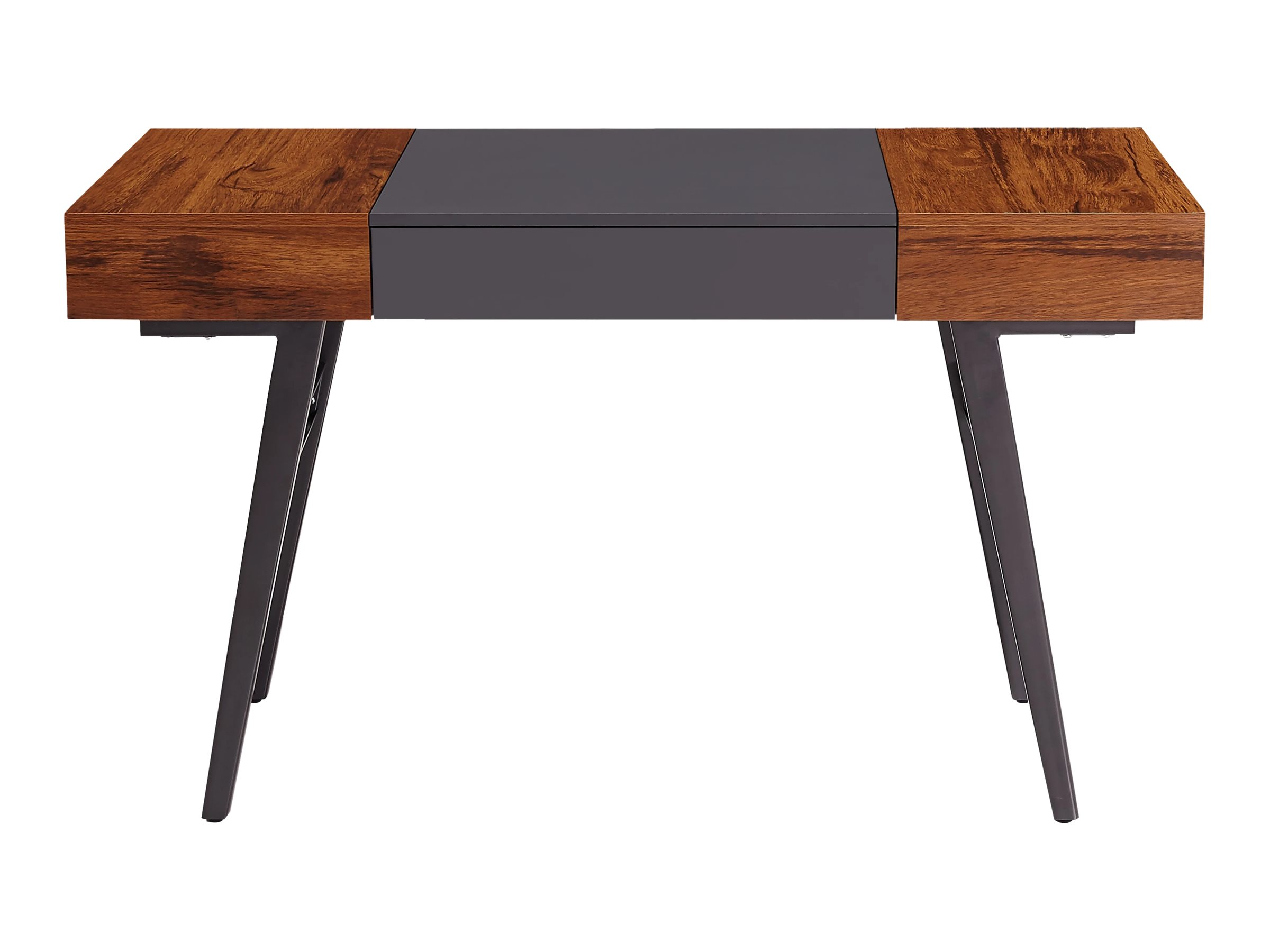 Techni Mobili Expandable RTA-1854 - table - rectangular - gray, mahogany - Image 16