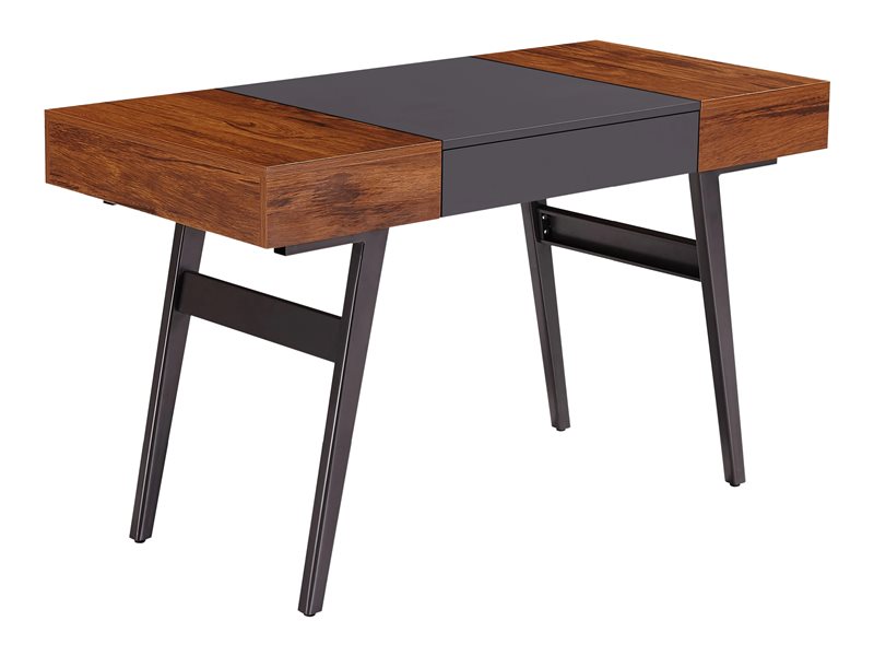 Techni Mobili Expandable RTA-1854 - table - rectangular - gray, mahogany - Image 14