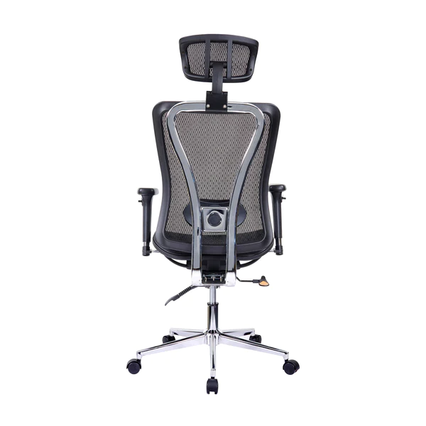 Techni Mobili - Executive Mesh Office Chair with Headrest and Lumbar Support - Image 5