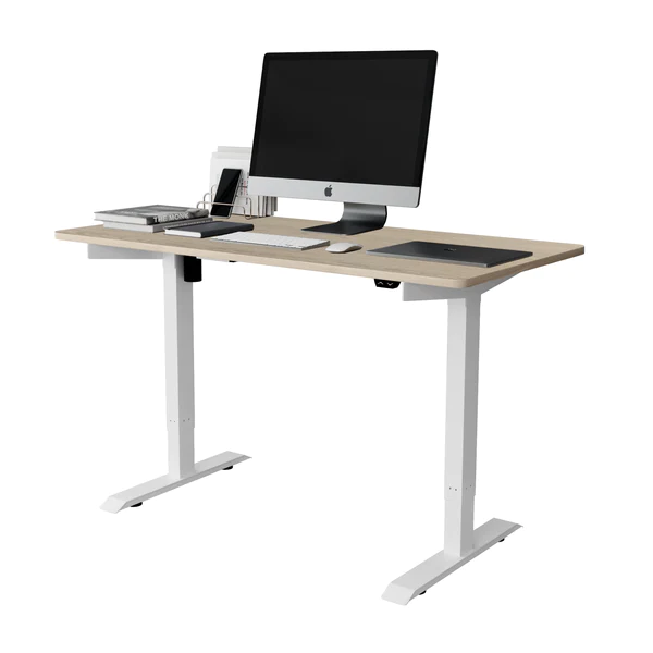 Techni Mobili - Adjustable Sit to Stand Desk - OAK - Image 5