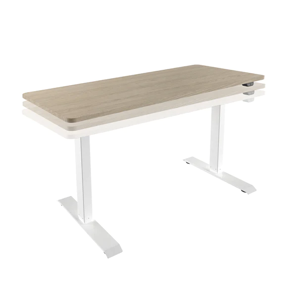 Techni Mobili - Adjustable Sit to Stand Desk - OAK - Image 4