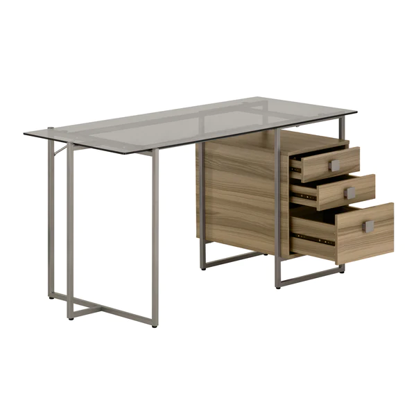 Techni Mobili - Computer Desk with Storage - OAK - Image 3