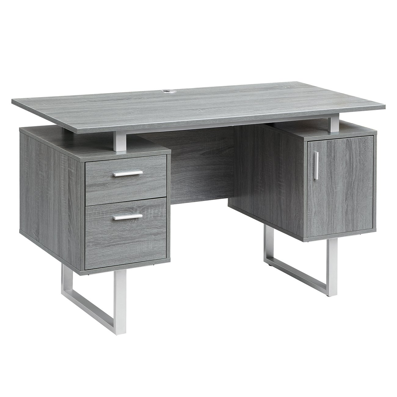 Techni Mobili Modern Office Desk with Storage - Image 2