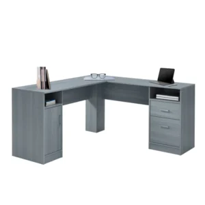 Techni Mobili - table - L-shaped - gray