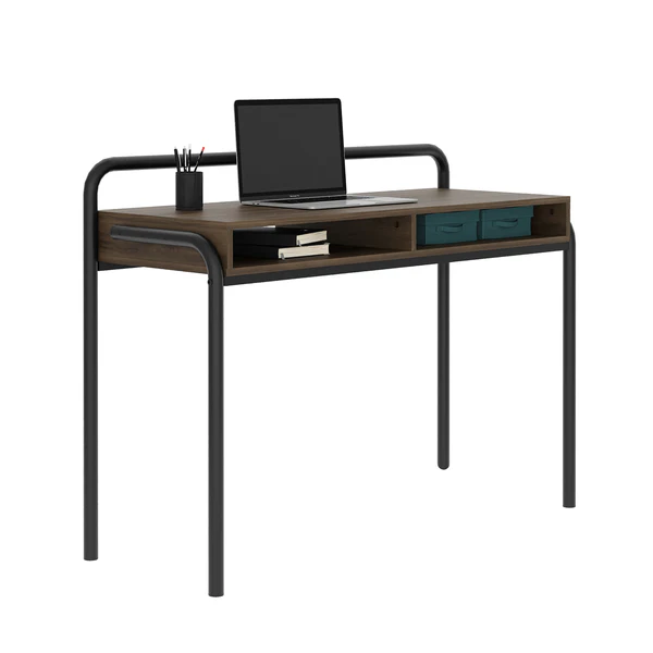Techni Mobili - Modern Classic Writing Desk - Dark Walnut - Image 2
