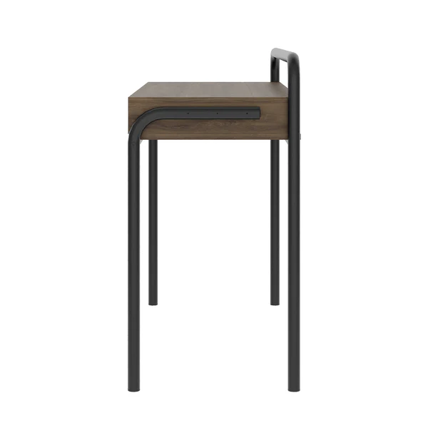 Techni Mobili - Modern Classic Writing Desk - Dark Walnut - Image 3
